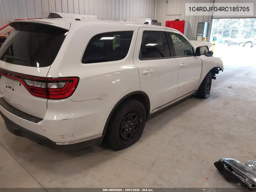 2024 DODGE DURANGO VIN 1C4RDJFG4RC185705 — фото 4