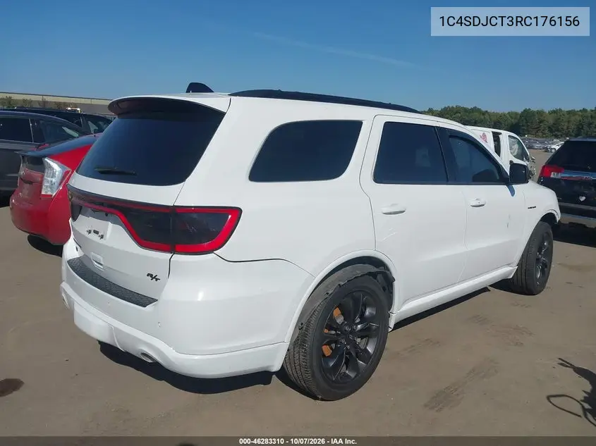 2024 DODGE DURANGO VIN 1C4SDJCT3RC176156 — фото 4
