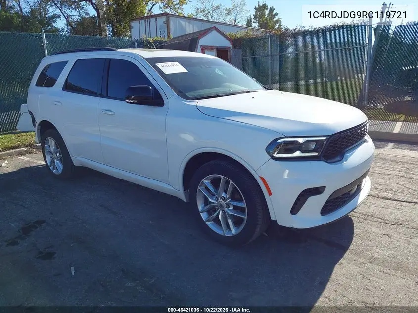 DODGE DURANGO 2024, VIN 1C4RDJDG9RC119721