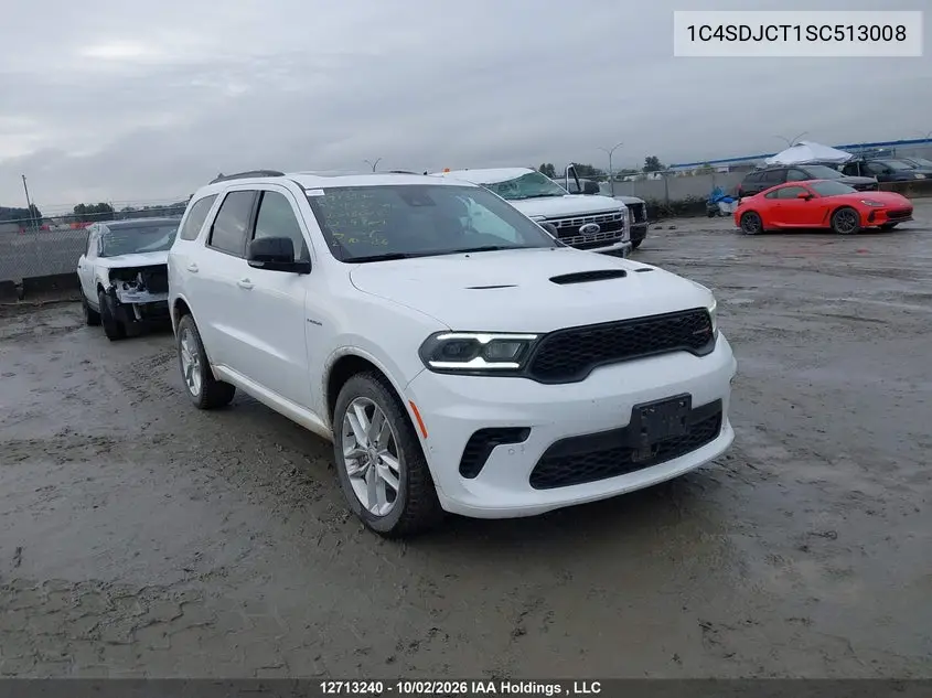 DODGE DURANGO 2025, VIN 1C4SDJCT1SC513008