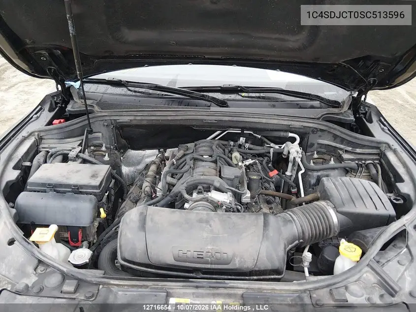 2025 DODGE DURANGO VIN 1C4SDJCT0SC513596 — фото 10