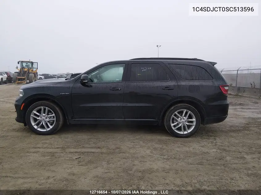 2025 DODGE DURANGO VIN 1C4SDJCT0SC513596 — фото 14