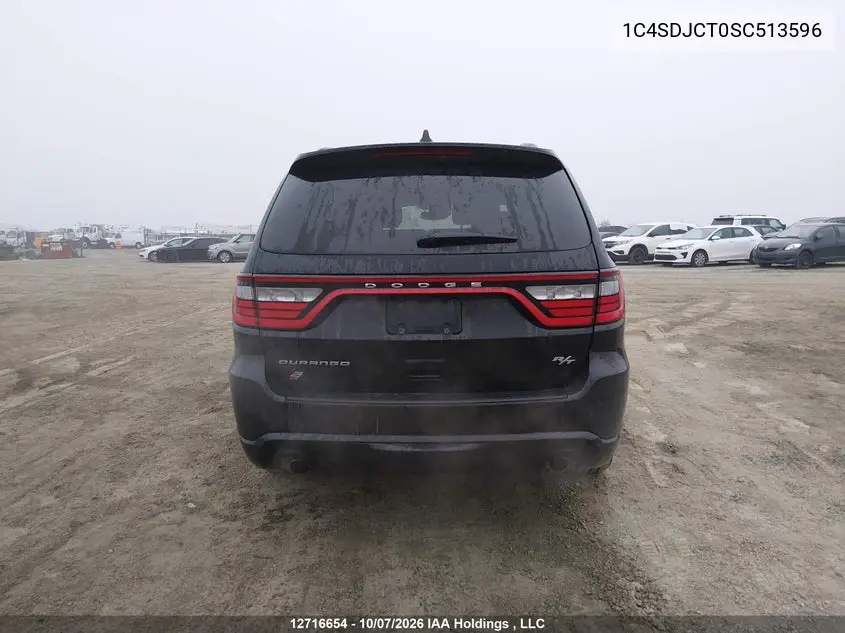 2025 DODGE DURANGO VIN 1C4SDJCT0SC513596 — фото 16