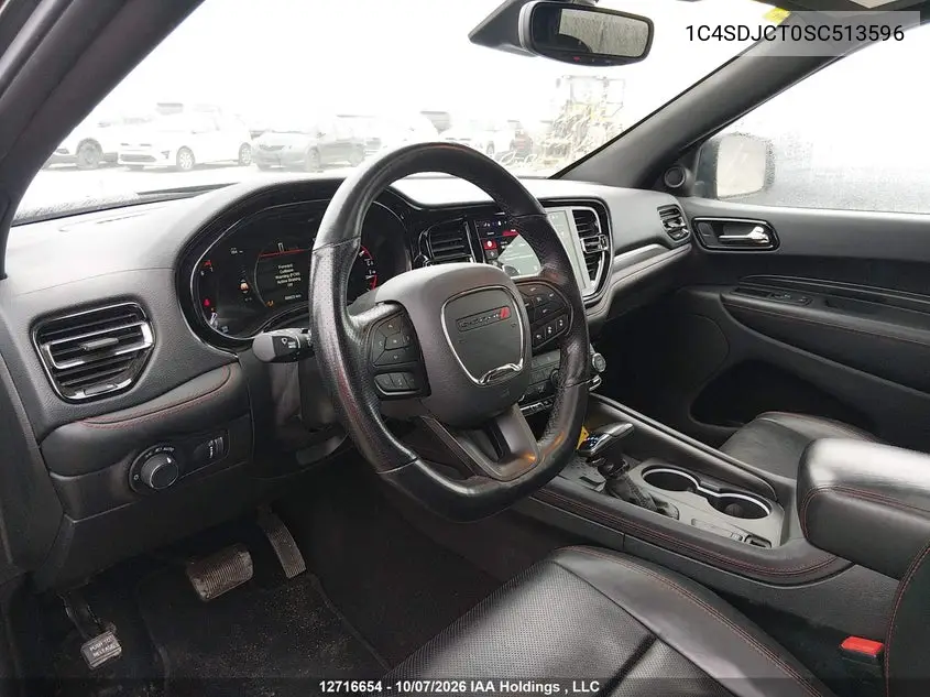 2025 DODGE DURANGO VIN 1C4SDJCT0SC513596 — фото 19