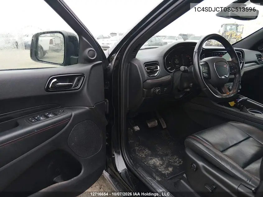 2025 DODGE DURANGO VIN 1C4SDJCT0SC513596 — фото 20
