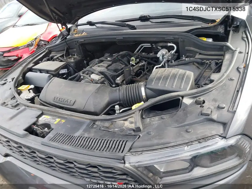2025 DODGE DURANGO VIN 1C4SDJCTXSC515338 — фото 10
