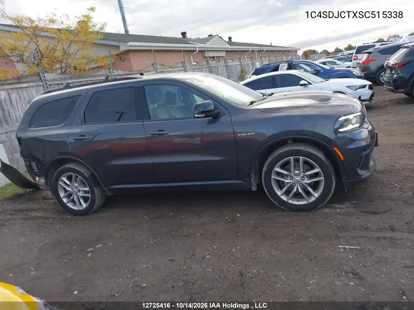2025 DODGE DURANGO VIN 1C4SDJCTXSC515338 — фото 14