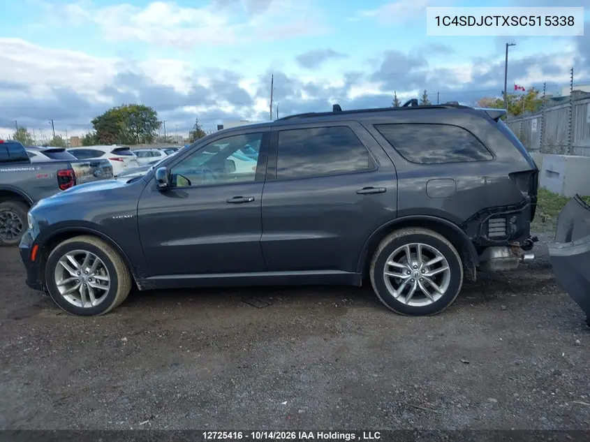 2025 DODGE DURANGO VIN 1C4SDJCTXSC515338 — фото 15