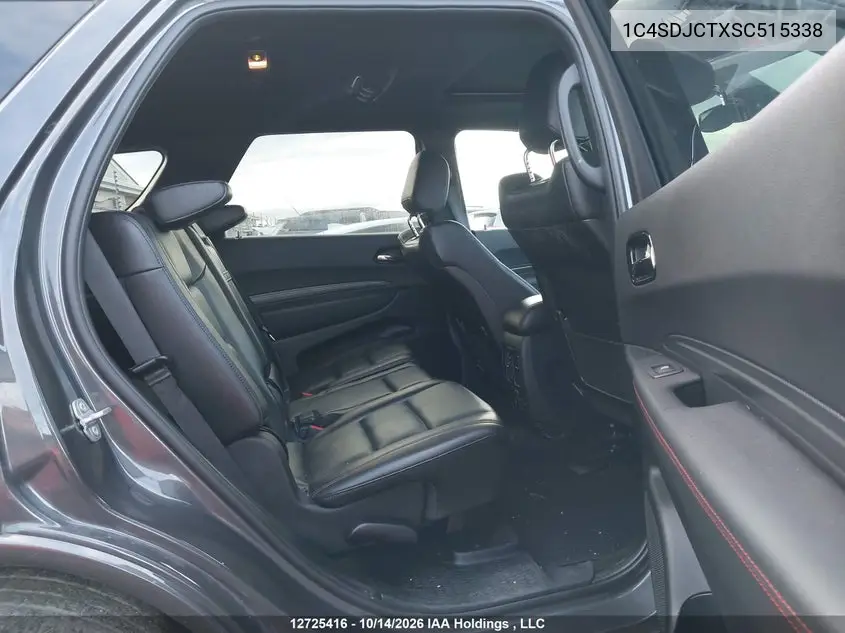 2025 DODGE DURANGO VIN 1C4SDJCTXSC515338 — фото 8