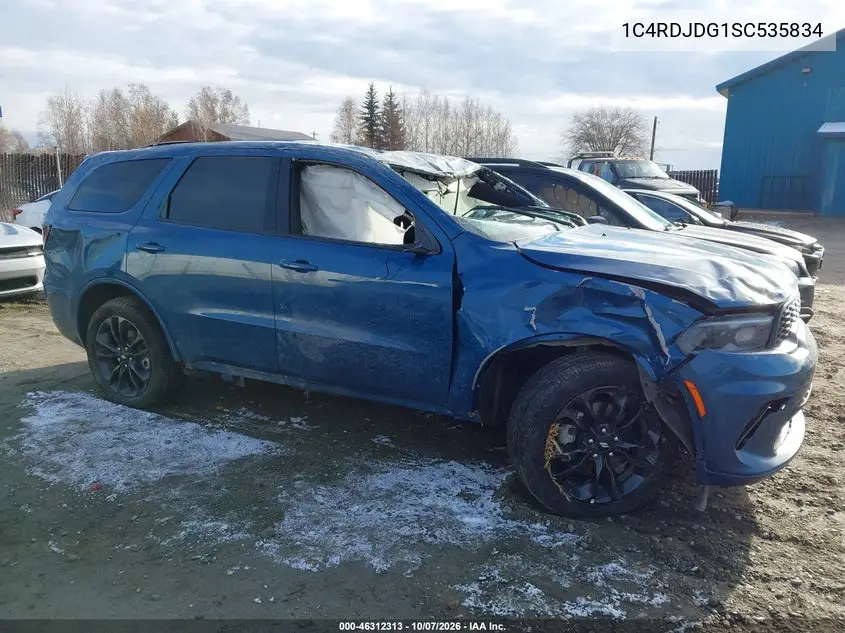 2025 DODGE DURANGO VIN 1C4RDJDG1SC535834 — фото 12