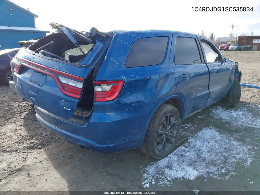 2025 DODGE DURANGO VIN 1C4RDJDG1SC535834 — фото 4