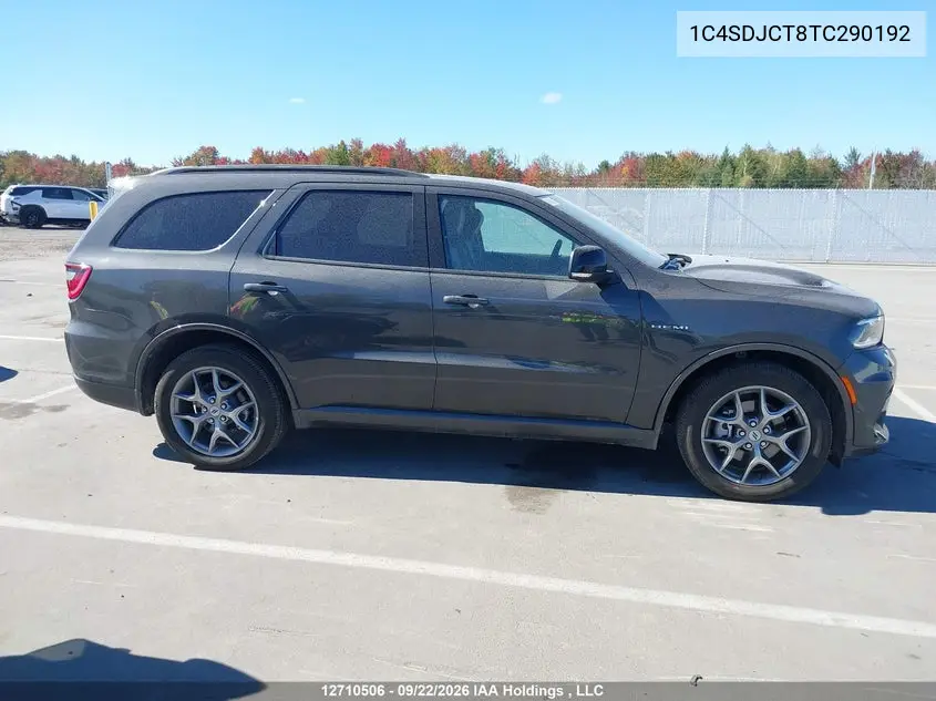 2026 DODGE DURANGO VIN 1C4SDJCT8TC290192 — фото 13