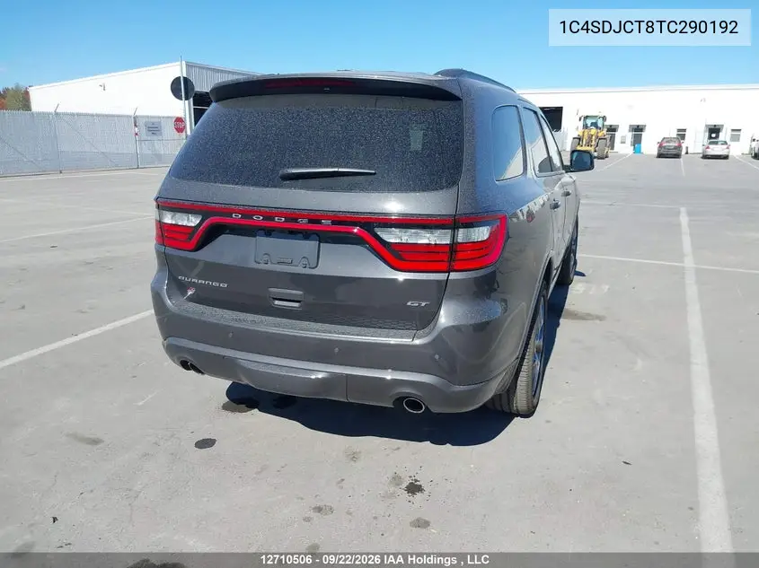 2026 DODGE DURANGO VIN 1C4SDJCT8TC290192 — фото 4
