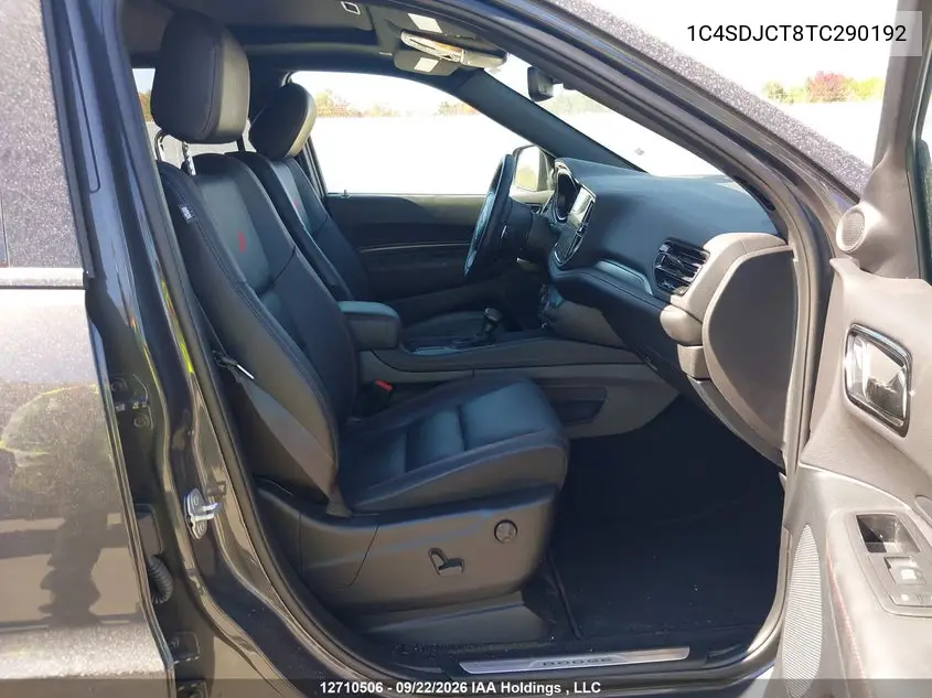 2026 DODGE DURANGO VIN 1C4SDJCT8TC290192 — фото 5