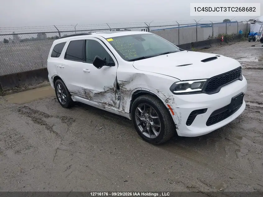 DODGE DURANGO 2026, VIN 1C4SDJCT3TC268682