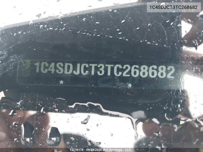 2026 DODGE DURANGO VIN 1C4SDJCT3TC268682 — фото 19
