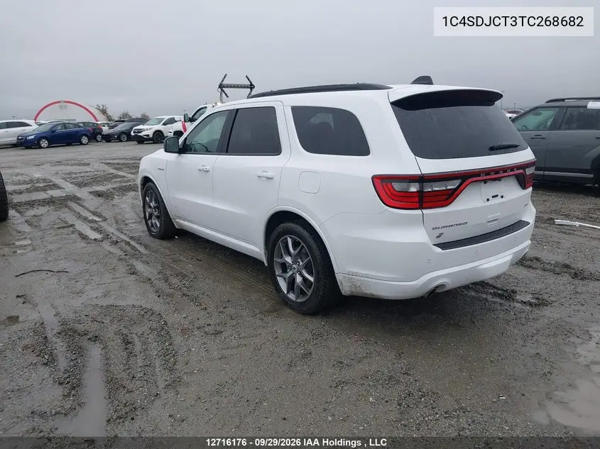 2026 DODGE DURANGO VIN 1C4SDJCT3TC268682 — фото 3