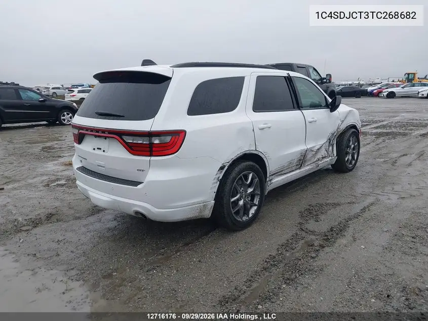 2026 DODGE DURANGO VIN 1C4SDJCT3TC268682 — фото 4