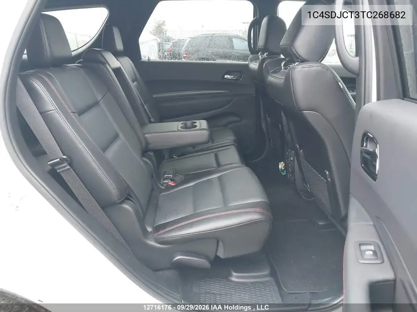 2026 DODGE DURANGO VIN 1C4SDJCT3TC268682 — фото 8