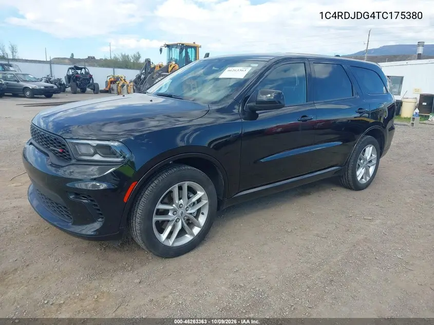 2026 DODGE DURANGO VIN 1C4RDJDG4TC175380 — фото 2