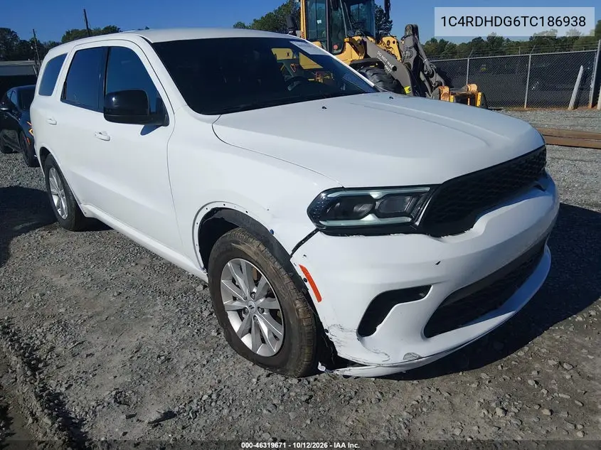 DODGE DURANGO 2026, VIN 1C4RDHDG6TC186938