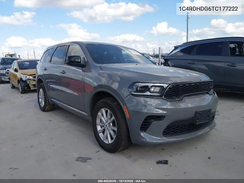 DODGE DURANGO 2026, VIN 1C4RDHDG6TC177222