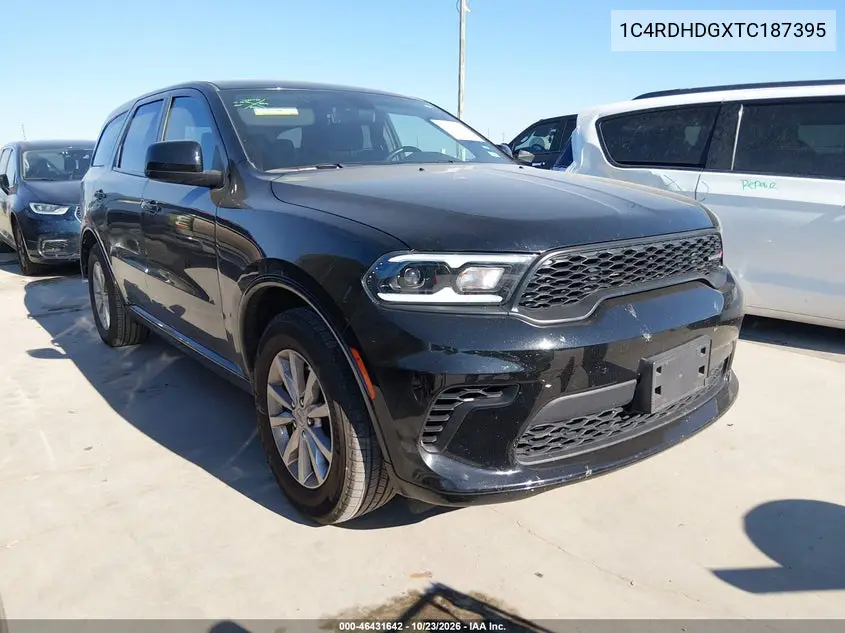 DODGE DURANGO 2026, VIN 1C4RDHDGXTC187395