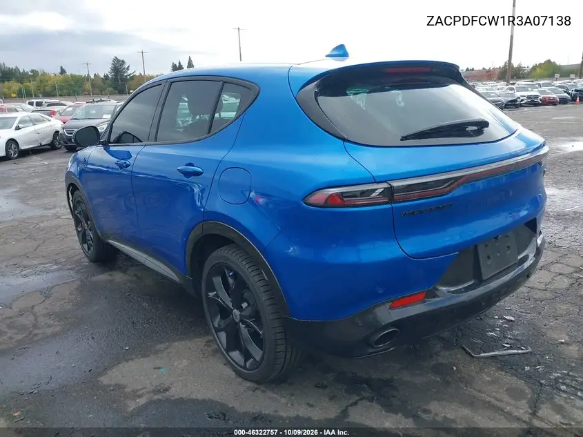 2024 DODGE HORNET VIN ZACPDFCW1R3A07138 — фото 4