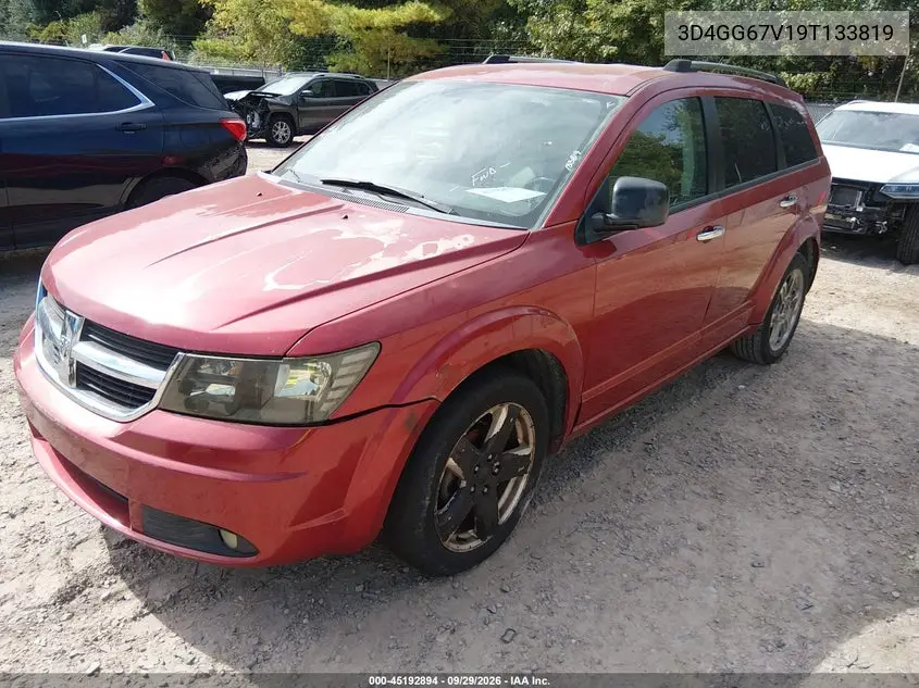 2009 DODGE JOURNEY VIN 3D4GG67V19T133819 — фото 2