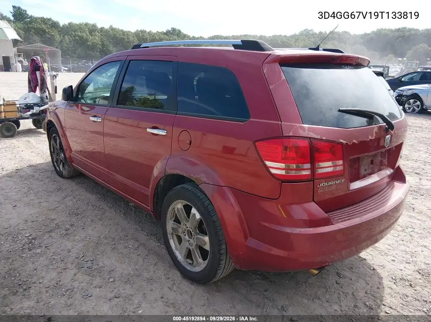 2009 DODGE JOURNEY VIN 3D4GG67V19T133819 — фото 3