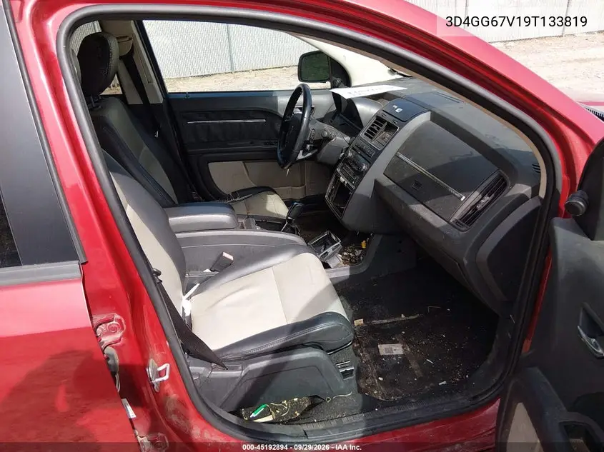 2009 DODGE JOURNEY VIN 3D4GG67V19T133819 — фото 5