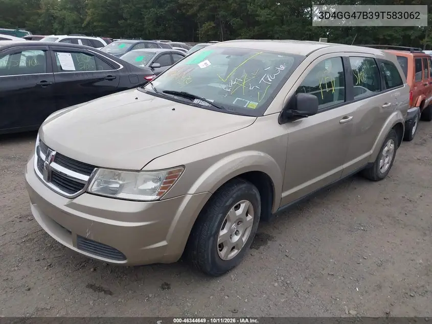 2009 DODGE JOURNEY VIN 3D4GG47B39T583062 — фото 2
