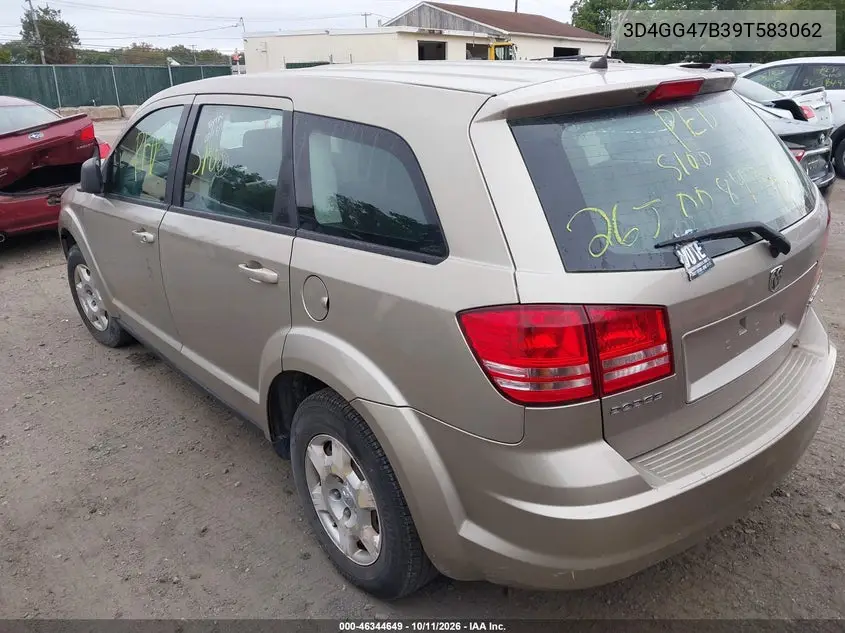 2009 DODGE JOURNEY VIN 3D4GG47B39T583062 — фото 3