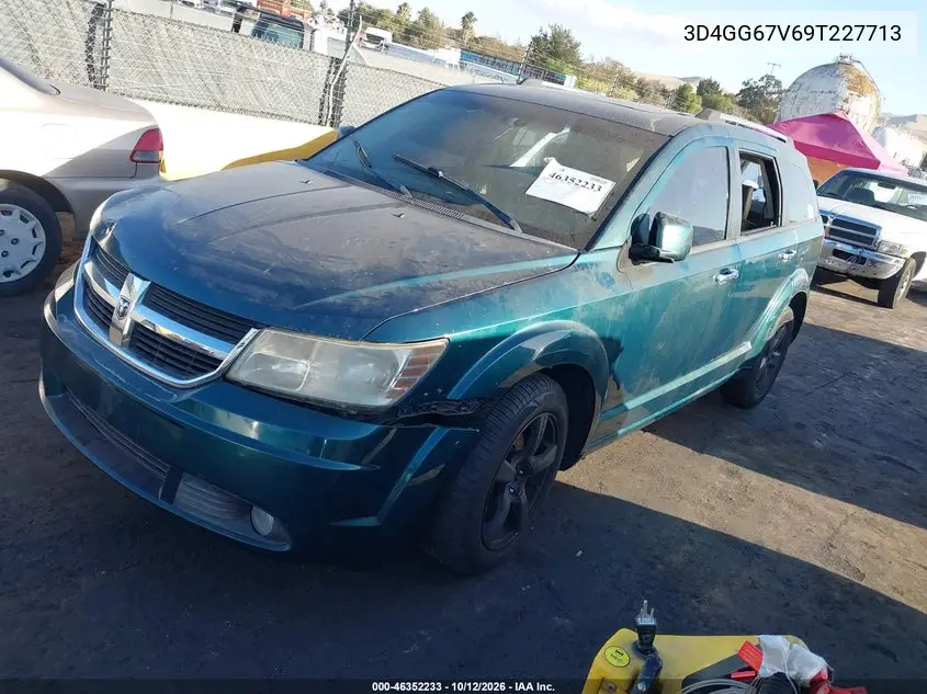 2009 DODGE JOURNEY VIN 3D4GG67V69T227713 — фото 2