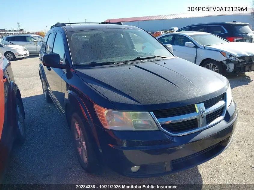DODGE JOURNEY 2010, VIN 3D4PG5FV0AT212964