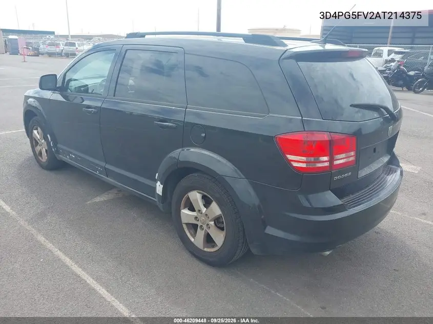 2010 DODGE JOURNEY VIN 3D4PG5FV2AT214375 — фото 3