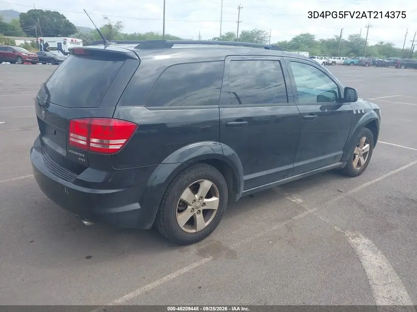 2010 DODGE JOURNEY VIN 3D4PG5FV2AT214375 — фото 4