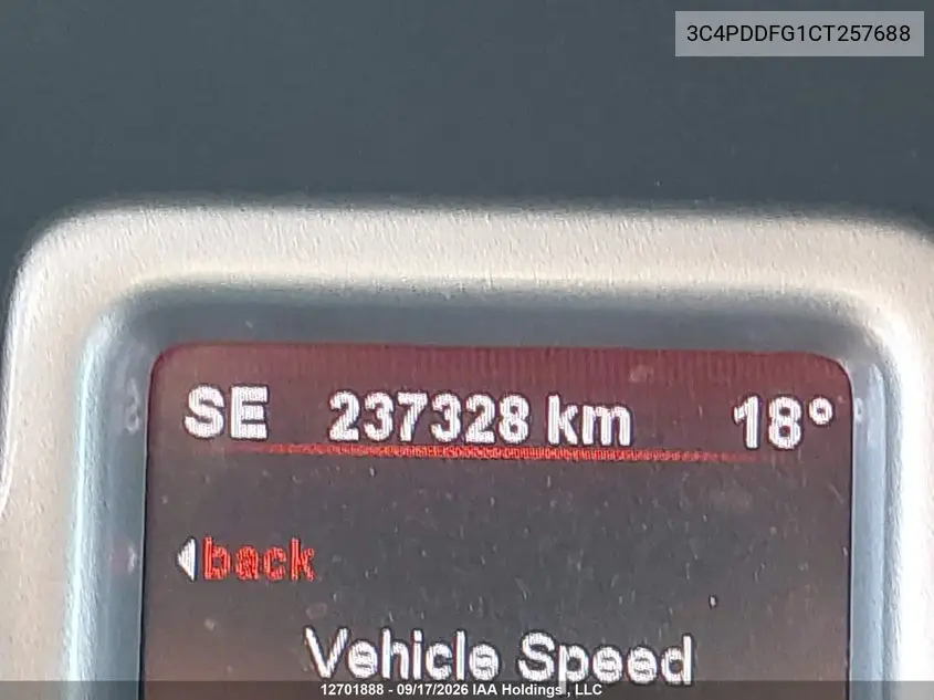 2012 DODGE JOURNEY VIN 3C4PDDFG1CT257688 — фото 15