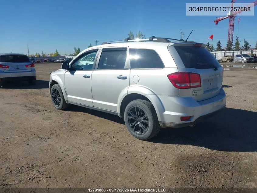 2012 DODGE JOURNEY VIN 3C4PDDFG1CT257688 — фото 3