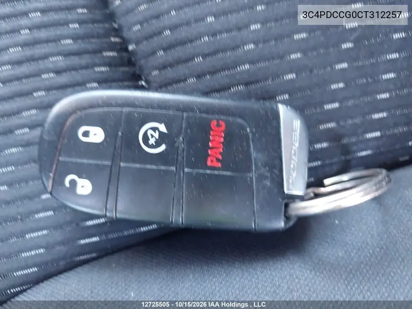 2012 DODGE JOURNEY VIN 3C4PDCCG0CT312257 — фото 11