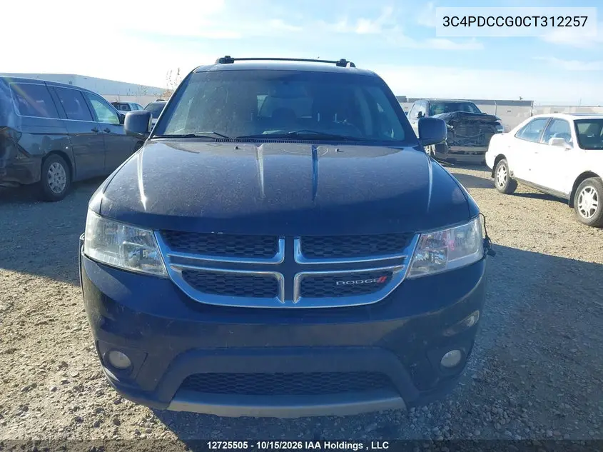 2012 DODGE JOURNEY VIN 3C4PDCCG0CT312257 — фото 12