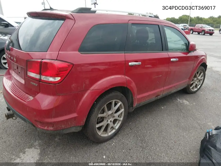 2012 DODGE JOURNEY VIN 3C4PDCDG3CT369017 — фото 4