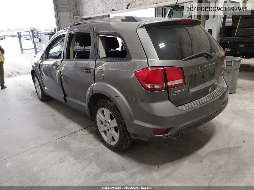 2012 DODGE JOURNEY VIN 3C4PDDDG9CT397958 — фото 3