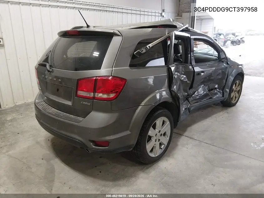 2012 DODGE JOURNEY VIN 3C4PDDDG9CT397958 — фото 4