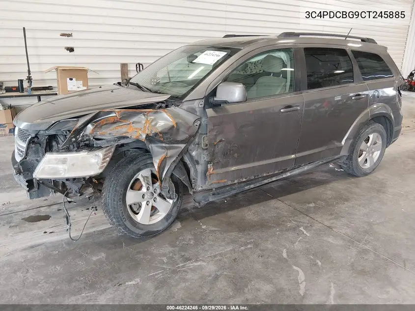 2012 DODGE JOURNEY VIN 3C4PDCBG9CT245885 — фото 2