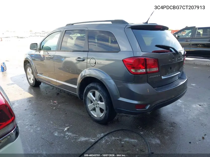 2012 DODGE JOURNEY VIN 3C4PDCBG7CT207913 — фото 3