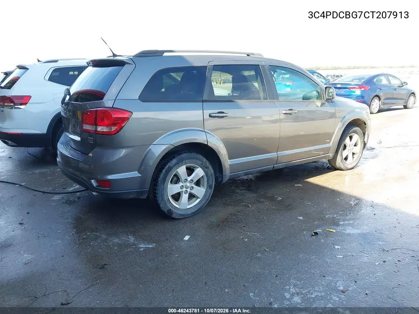 2012 DODGE JOURNEY VIN 3C4PDCBG7CT207913 — фото 4