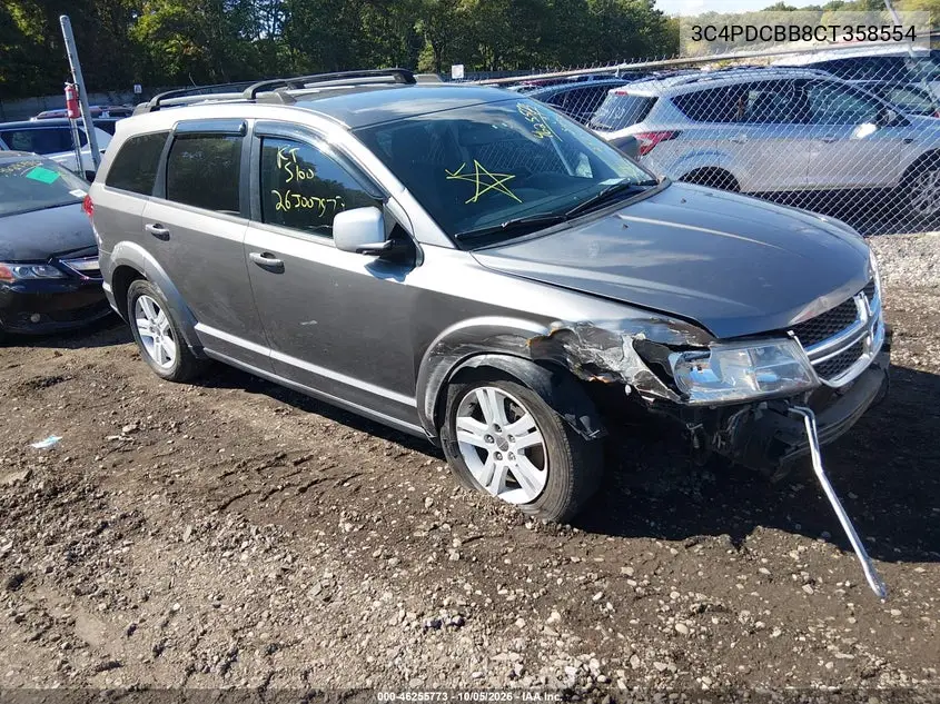 DODGE JOURNEY 2012, VIN 3C4PDCBB8CT358554