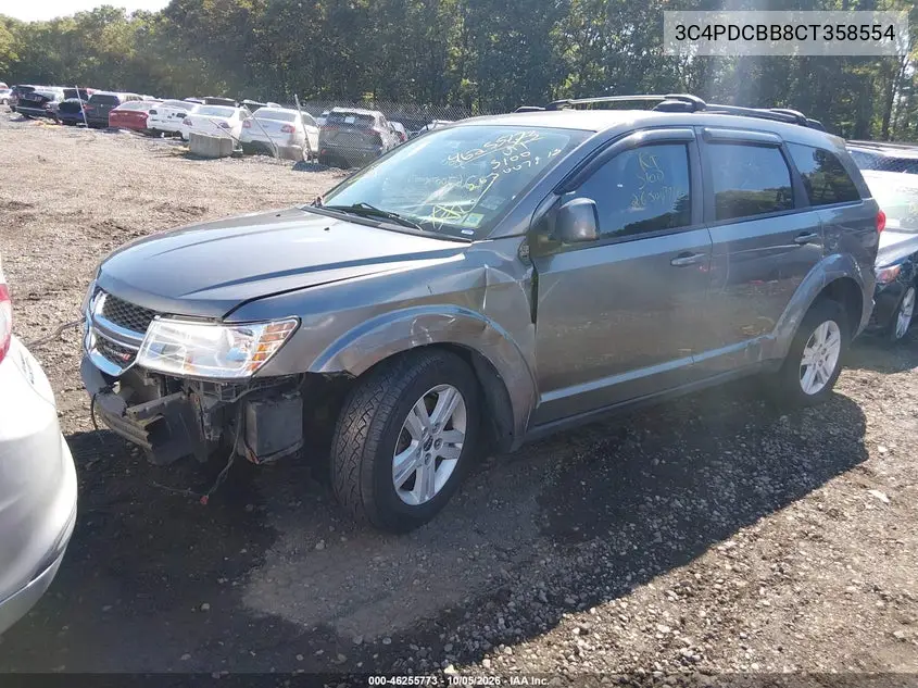 2012 DODGE JOURNEY VIN 3C4PDCBB8CT358554 — фото 2