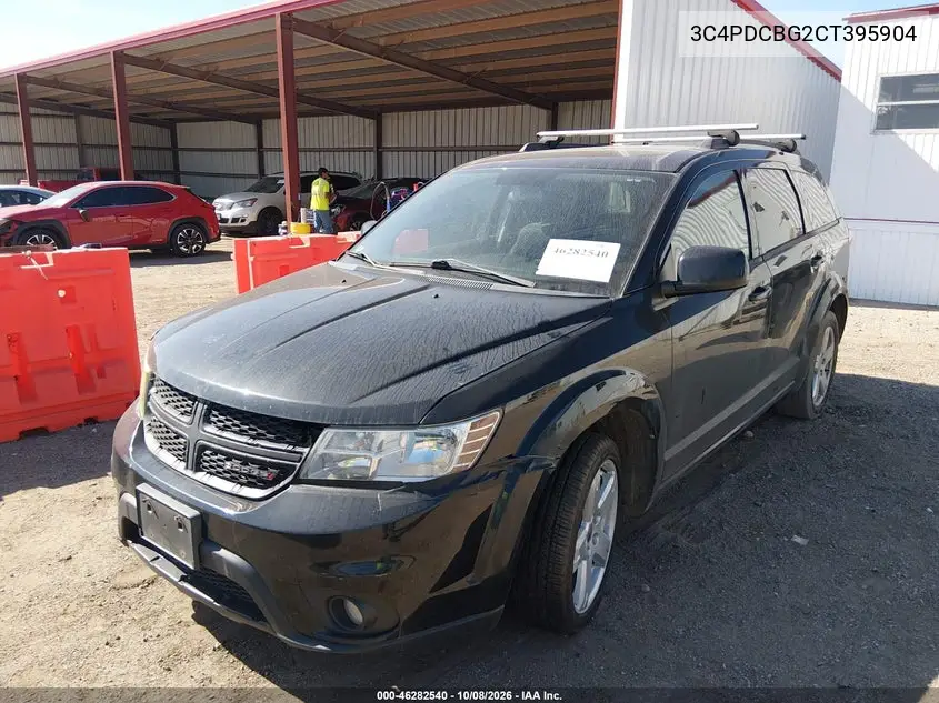 2012 DODGE JOURNEY VIN 3C4PDCBG2CT395904 — фото 2